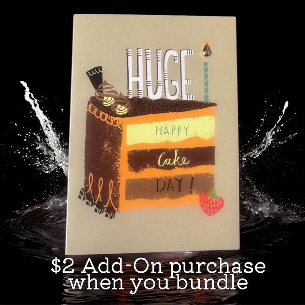 $2 🆕Cake Design Birthday Card